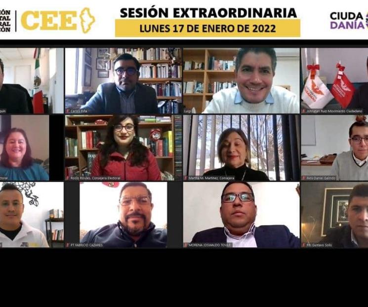Aprueba CEE 255 mdp para financiar a partidos en el 2022