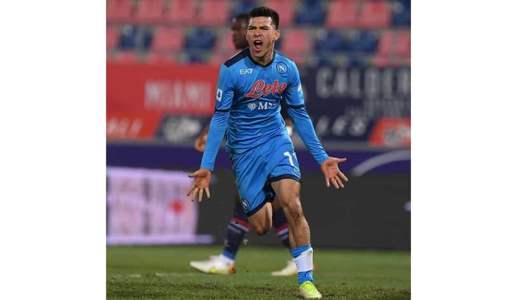 Lozano anota  doblete en la Serie A
