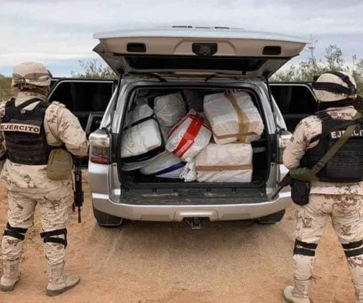 Cazan por aire y tierra avioneta con droga