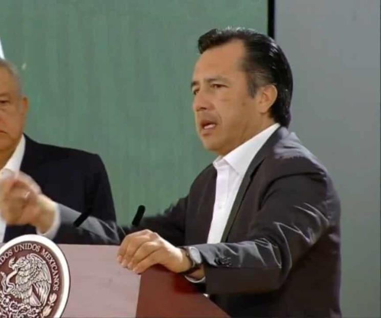 Refrenda AMLO su respaldo a gobernador de Veracruz