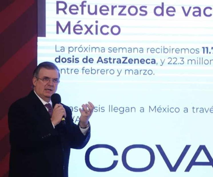Anuncia México ensayos de vacuna Moderna como refuerzo
