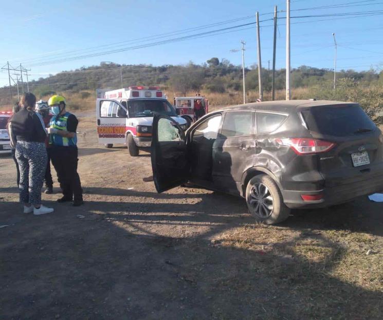 Volcadura deja  3 lesionados en Montemorelos