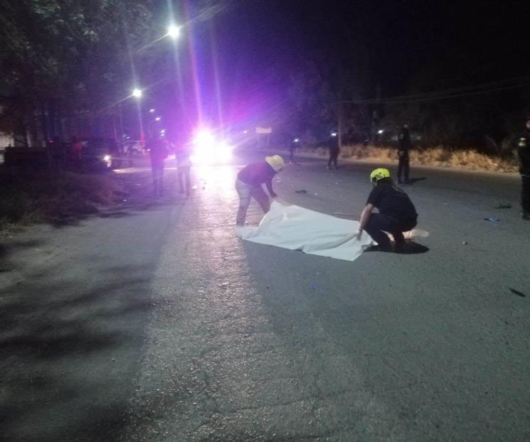 Muere motociclista en choque en Montemorelos