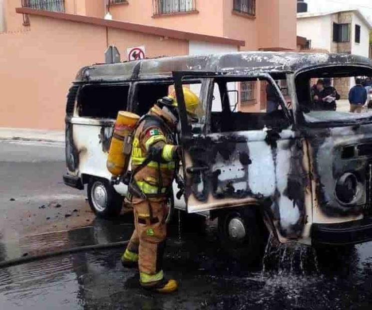 Alarma incendio de camioneta