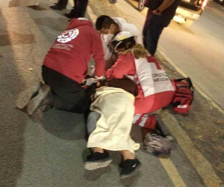 Arrollan a mujer de la tercera edad en Montemorelos