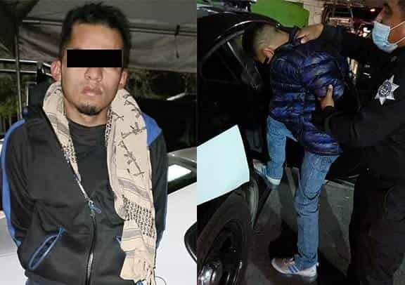 Detienen a 2 hombres con droga en la colonia Sarabia