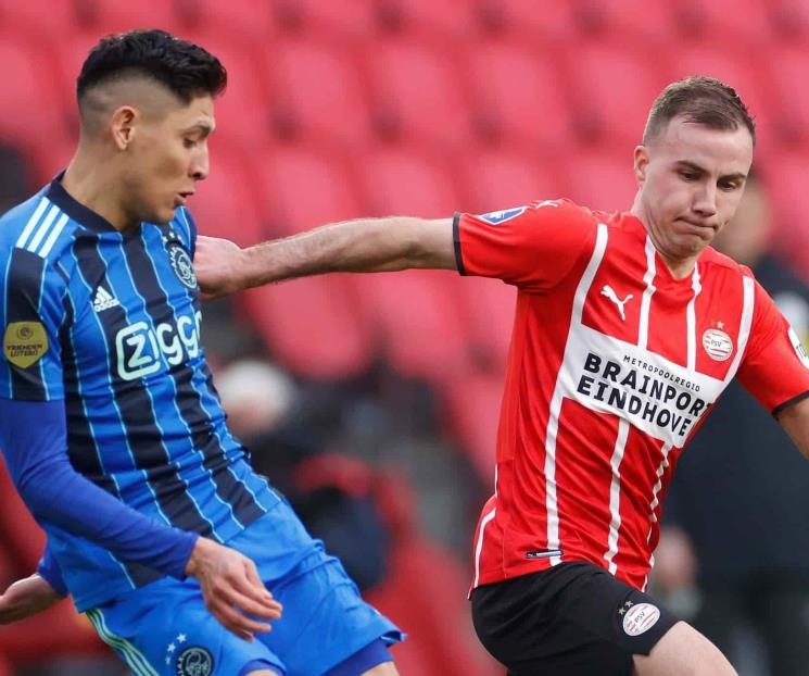 Vence Ajax de Edson a PSV de Erick y toman liderato