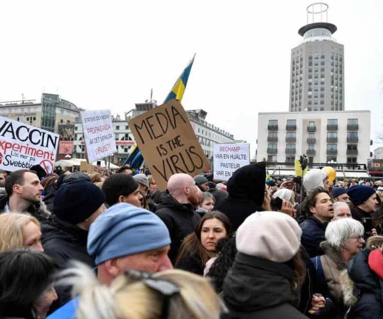 Protestan en Europa por medidas antiCovid
