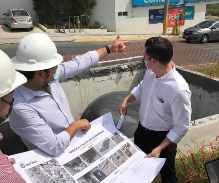 Rehabilitan drenaje pluvial en avenida San Jerónimo
