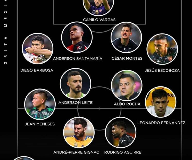 Están Montes y Gignac en once ideal de J3 de Liga MX