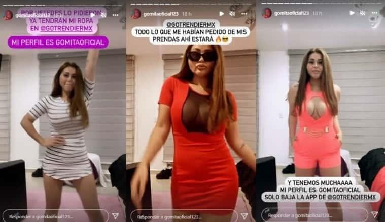 Ahora Gomita venderá su ropa