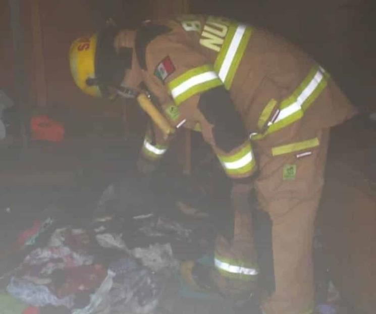 Se incendia vivienda en Escobedo