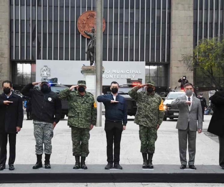 Dan banderazo a Operativo Monterrey Seguro 2022