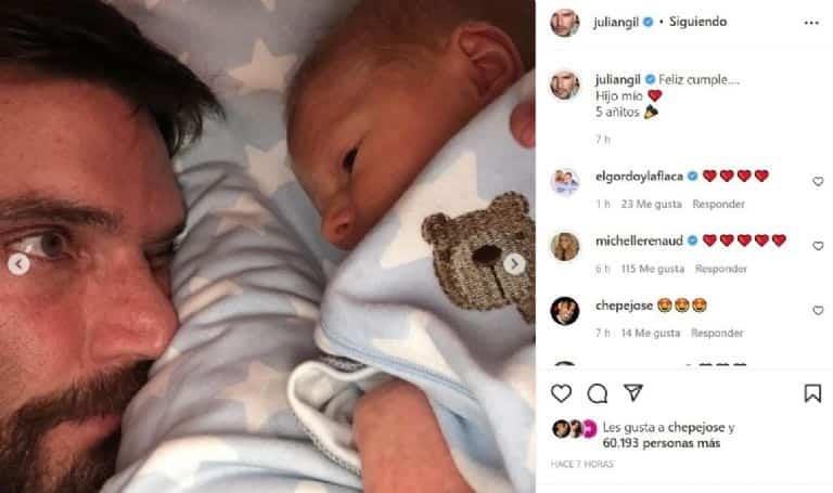 Julián Gil celebra cumpleaños de su hijo con video