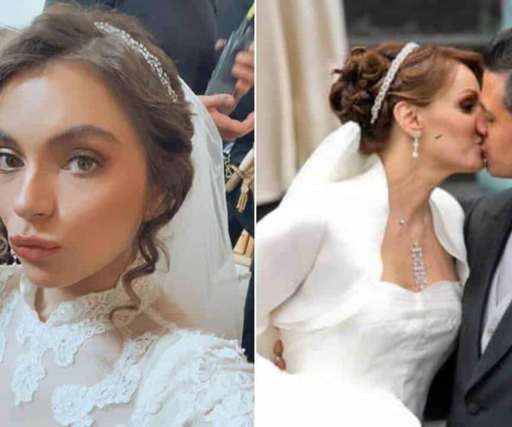 Sofía Castro se casa con accesorio que Angélica Rivera