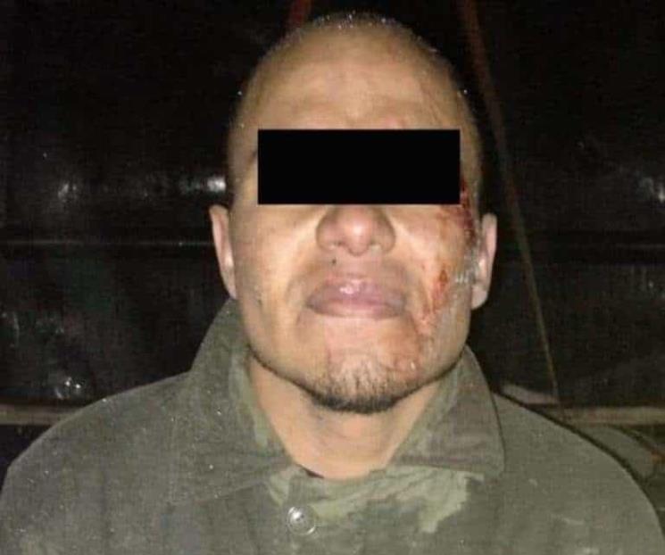 Detienen a delincuente en persecución