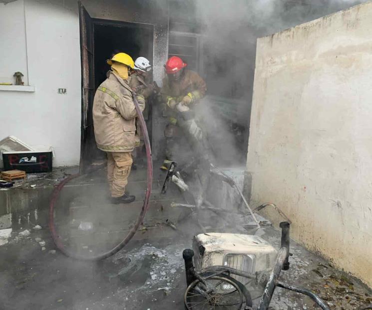 Tanque de gas provoca incendio en domicilio en General Terán
