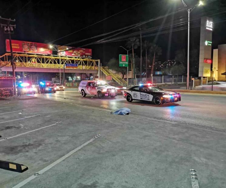 Muere hombre atropellado en Garza Sada
