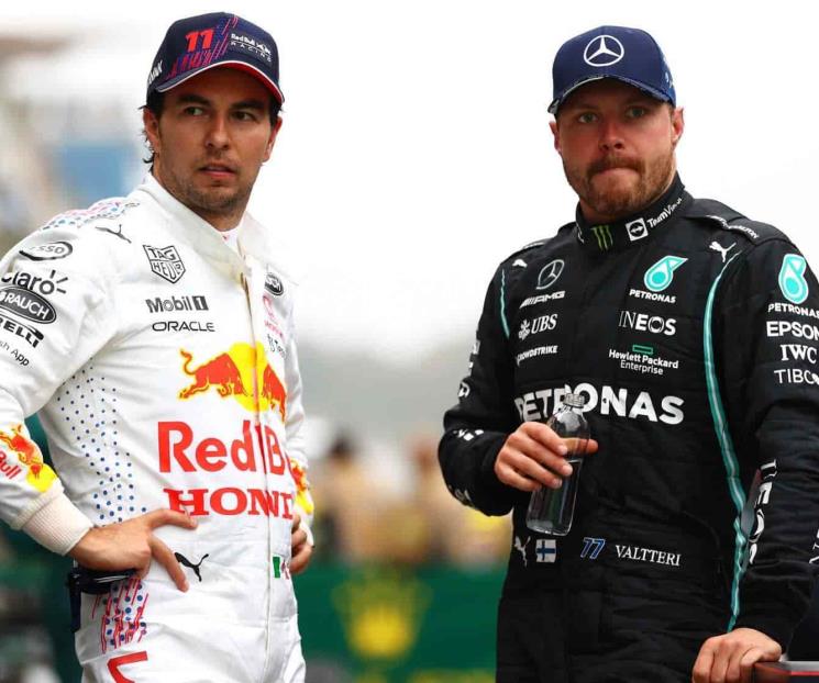 Complacidos en Red Bull con Checo; superó en 2021 a Bottas