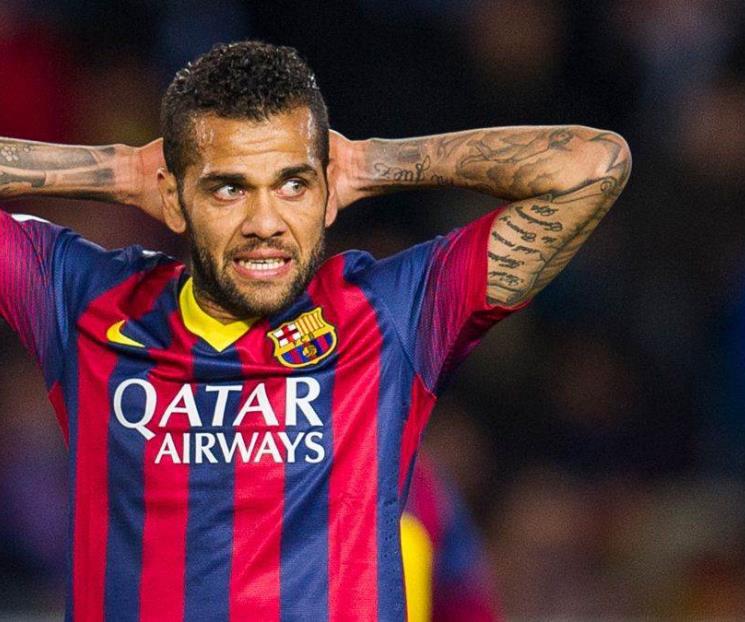 Descarta Barça a Dani Alves para la Europa League