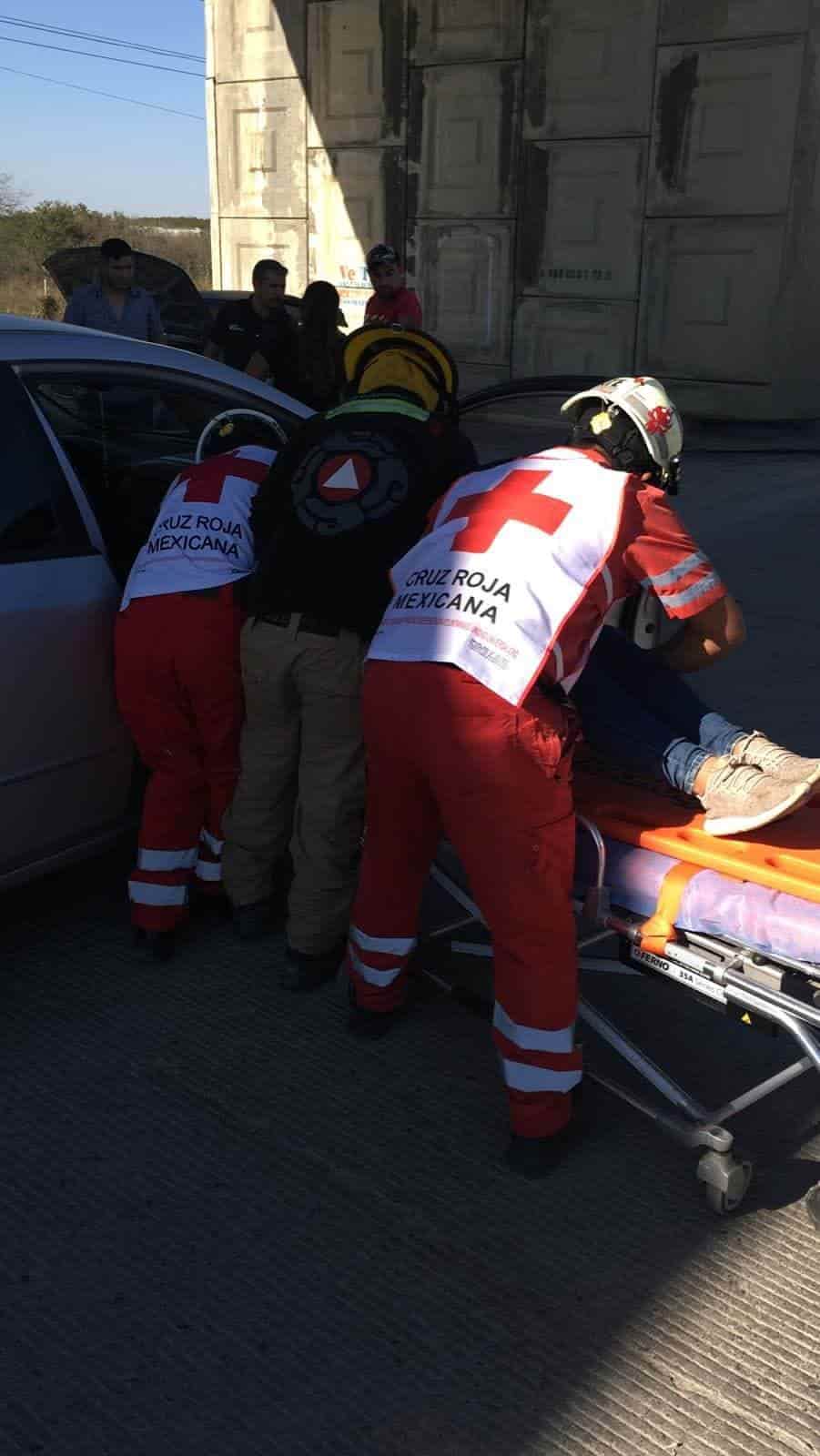 Dos personas lesionadas fue el saldo que dejó un choque por alcance