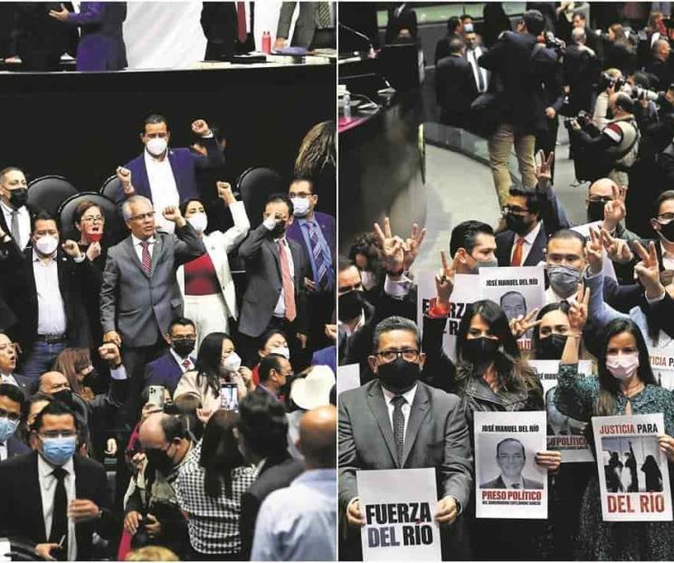 Marcan protestas inicio de sesiones en el Congreso