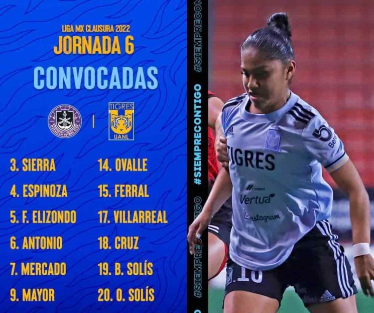 Habrá ausencias en Tigres Femenil para duelo con Mazatlán