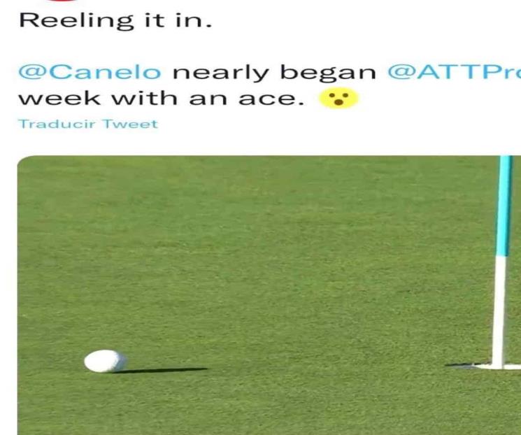 Destaca la PGA Tour al boxeador Saúl Álvarez Destaca la PGA Tour al boxeador Saúl Álvarez