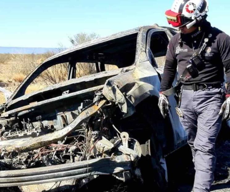 Accidente provoca incendio en la Carretera a Colombia