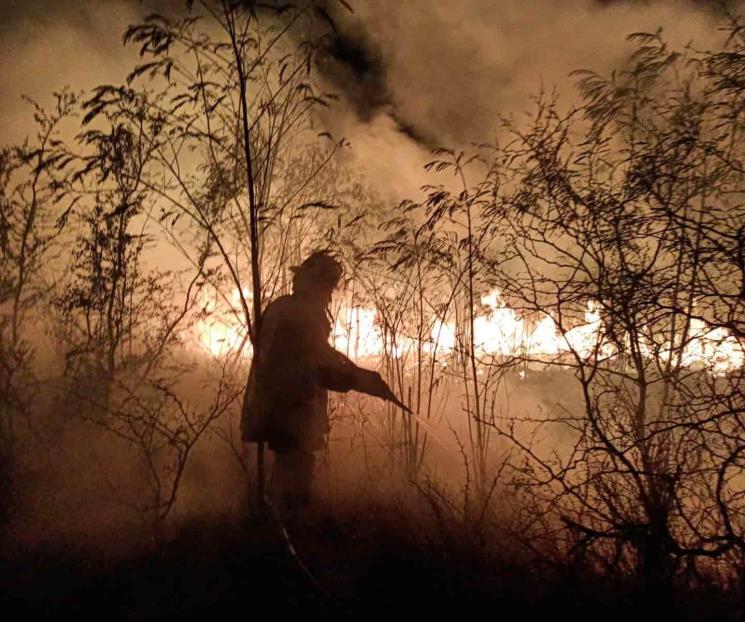 Incendio provoca movilización en General Terán