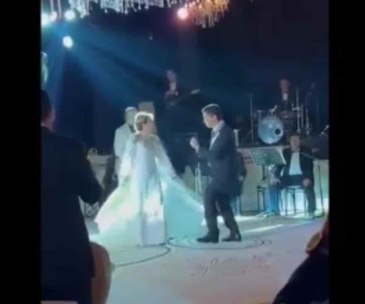 Filtran video del baile nupcial de Elba Esther Gordillo