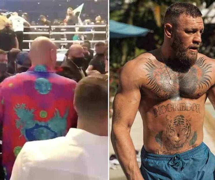 Se pelean en redes Fury y McGregor