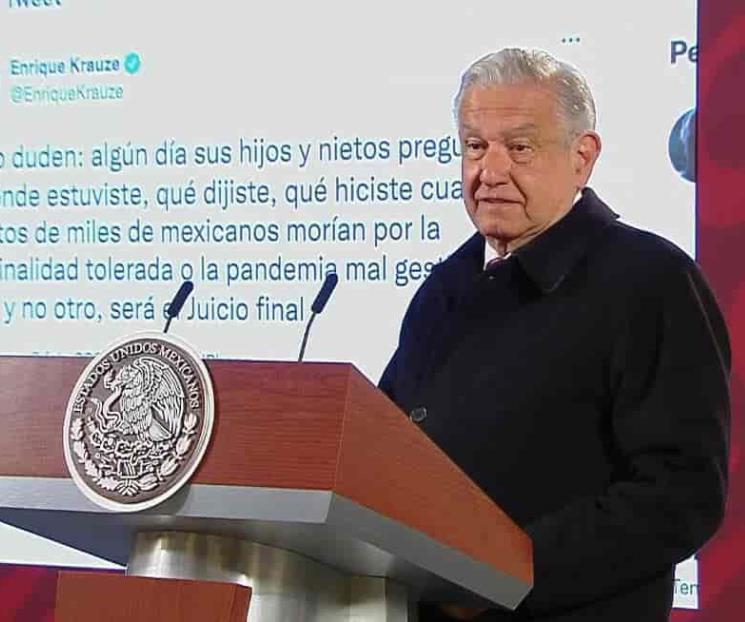 AMLO acusa a Krauze de ser el mesías del conservadurismo AMLO acusa a Krauze de ser el mesías del conservadurismo