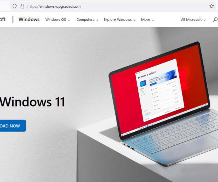 Falsa actualización de Windows 11 Falsa actualización de Windows 11