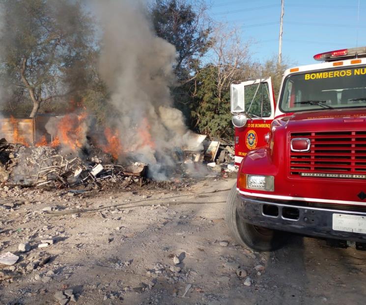 Se incendia moll en Apodaca Se incendia moll en Apodaca