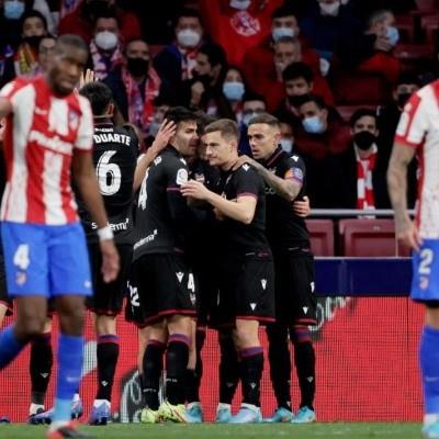 Cae Atleti con Levante y se hunden en España Cae Atleti con Levante y se hunden en España