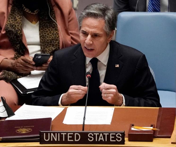 Blinken afirma que Rusia podría recurrir a ataque químico