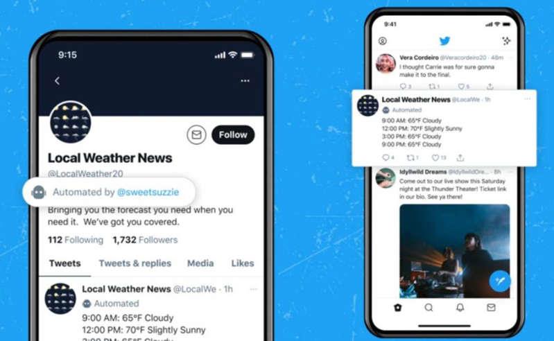 Twitter añade etiquetas para distinguir los bots buenos Twitter añade etiquetas para distinguir los bots buenos