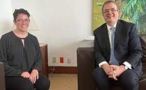 Ebrard se reúne con mexicana atacada y condenada en Qatar Ebrard se reúne con mexicana atacada y condenada en Qatar