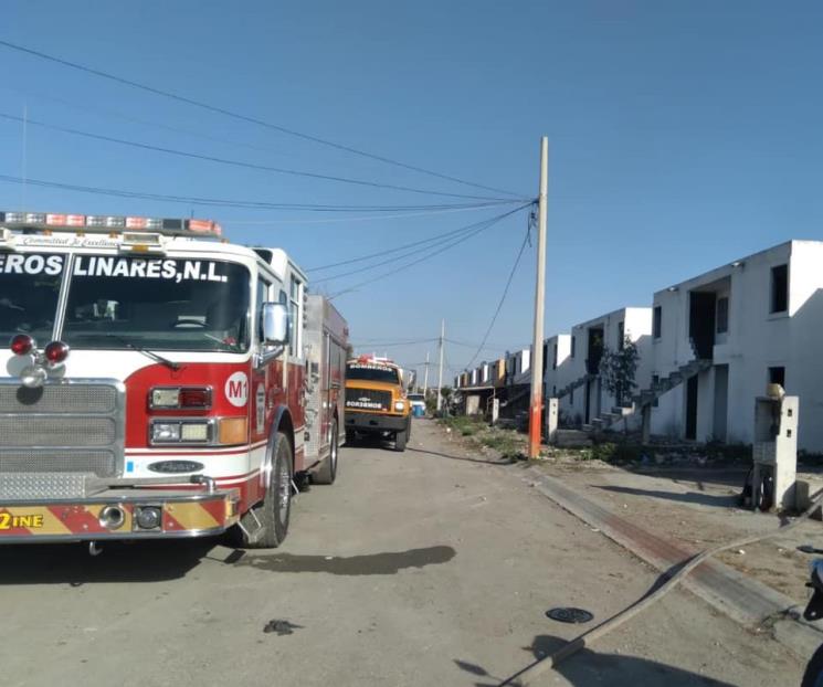 Se incendia vivienda en Linares Se incendia vivienda en Linares