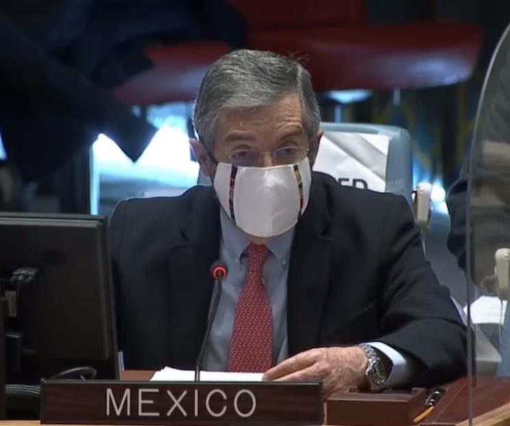 Pide México en ONU distensión, diplomacia y diálogo Pide México en ONU distensión, diplomacia y diálogo