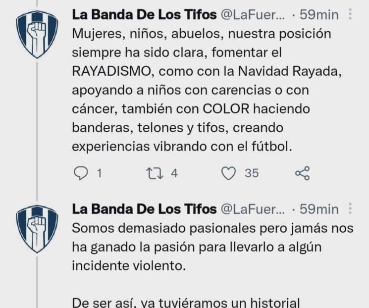 Se deslindan fans de protestas, pero ahora hay sobre Aguirre