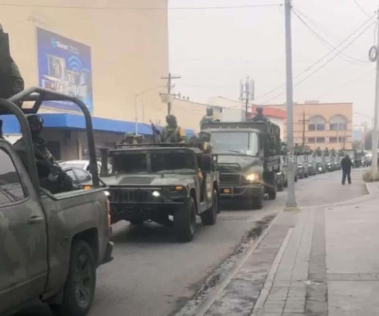 Arriban 500 elementos militares a la zona metropolitana