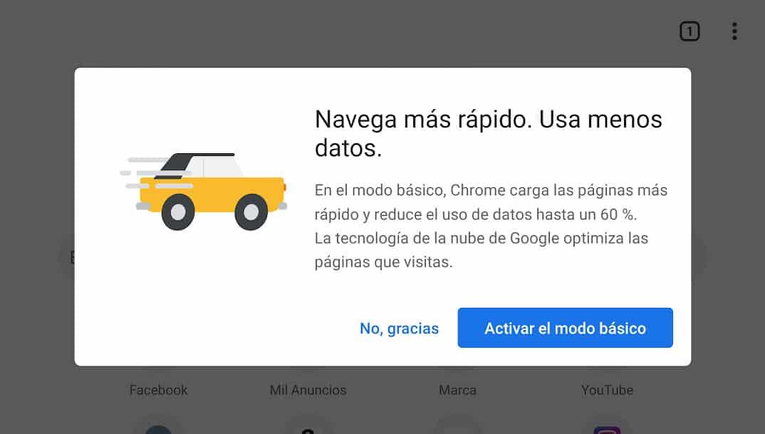Google Chrome pone fin a su ahorro de datos