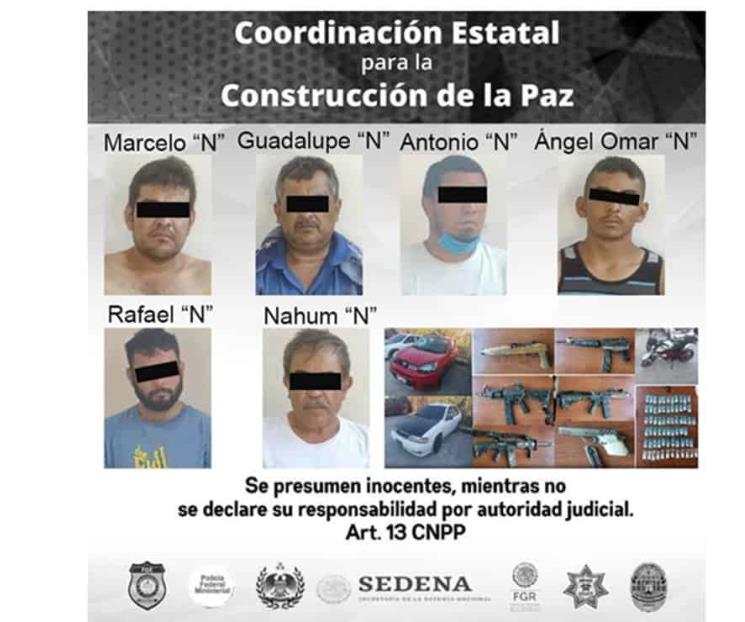 Detienen a 6 sujetos con drogas en Morelos Detienen a 6 sujetos con drogas en Morelos