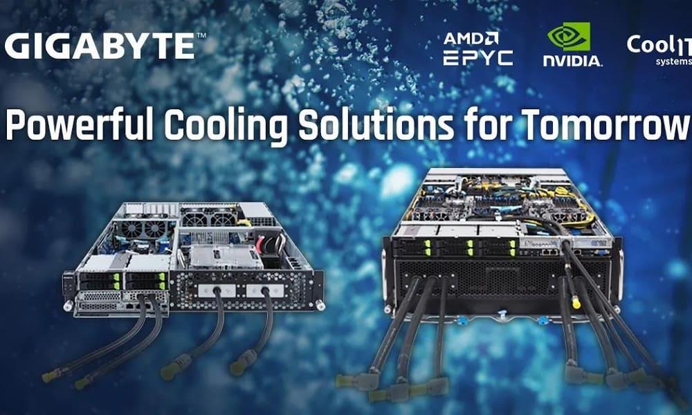 GIGABYTE anuncia nuevos servidores con refrigeración líquida
