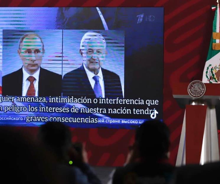 AMLO reacciona a mensaje racista de Embajada de Ucrania