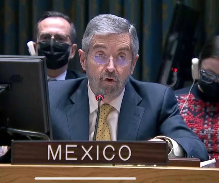 Ucrania requiere de la solidaridad económica:México ante ONU Ucrania requiere de la solidaridad económica:México ante ONU