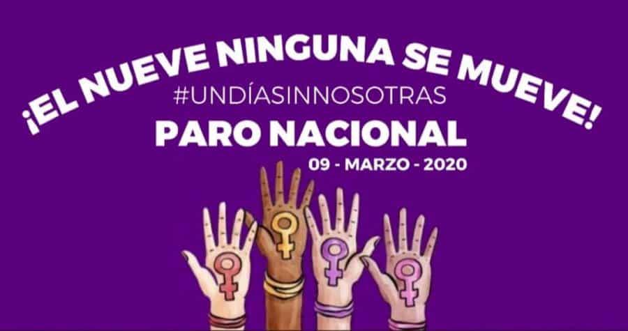 Convocan a paro de mujeres para el 9 de marzo