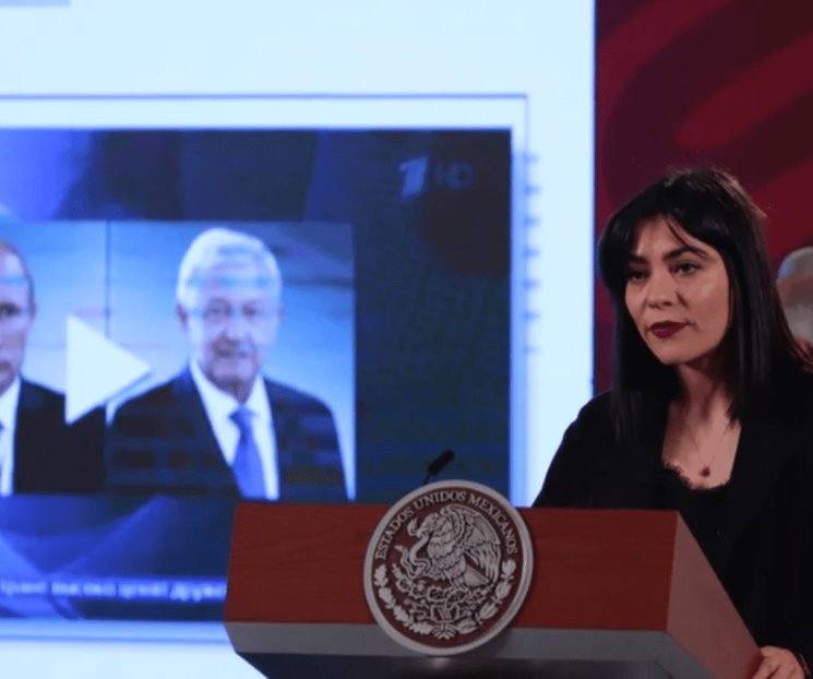 Vilchis hace reflexión en mañanera por conflicto bélico